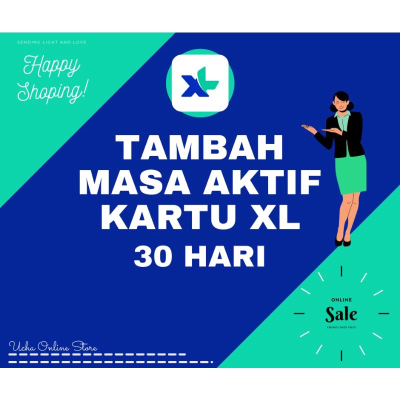 PERPANJANG MASA AKTIF XL 1 & 1 TAHUN / TAMBAH MASA AKTIF XL / TEMBAK MASA AKTIF XL  (CEK DESKRIPSI)
