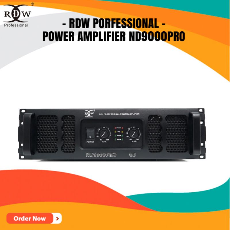 POWER AMPLIFIER ND9000PRO / ND9000 PRO RDW PROFESIONAL