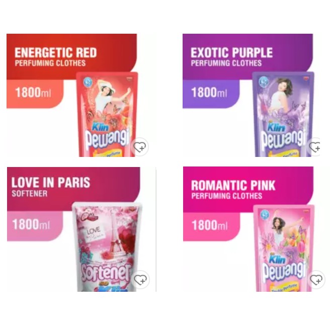 Soklin pewangi kemasan isi ulang 1800ml