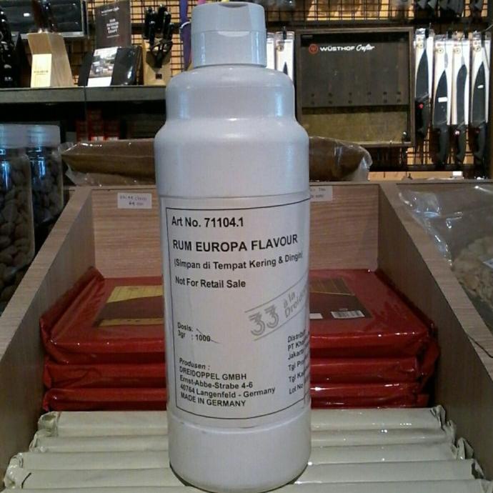 

Dreidoppel Rum Europa Flavour Perisa Kue Kemasan 1Lt 1000 Liter