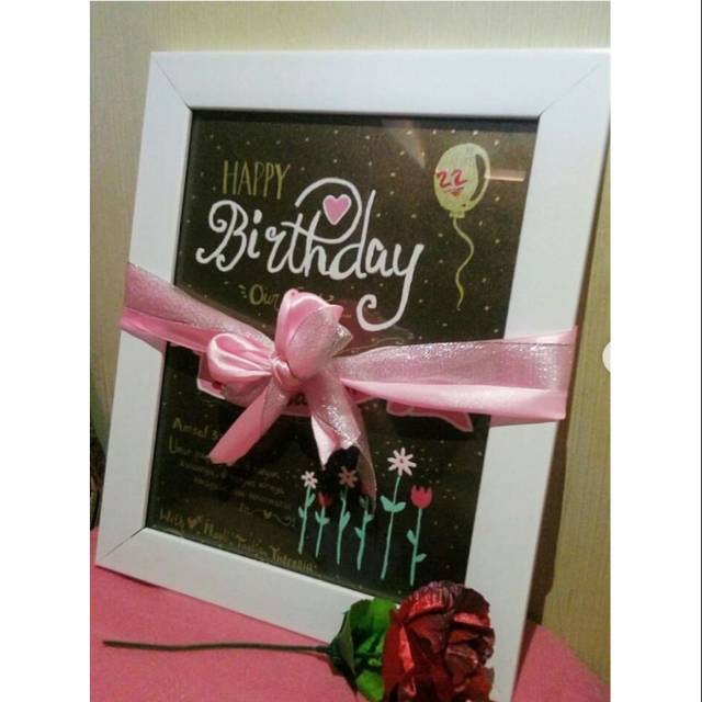 

Hadiah Bingkai - Tulisan dan Pita