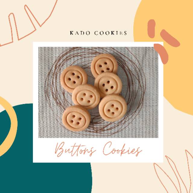 

Buttons cookies (kue kancing)