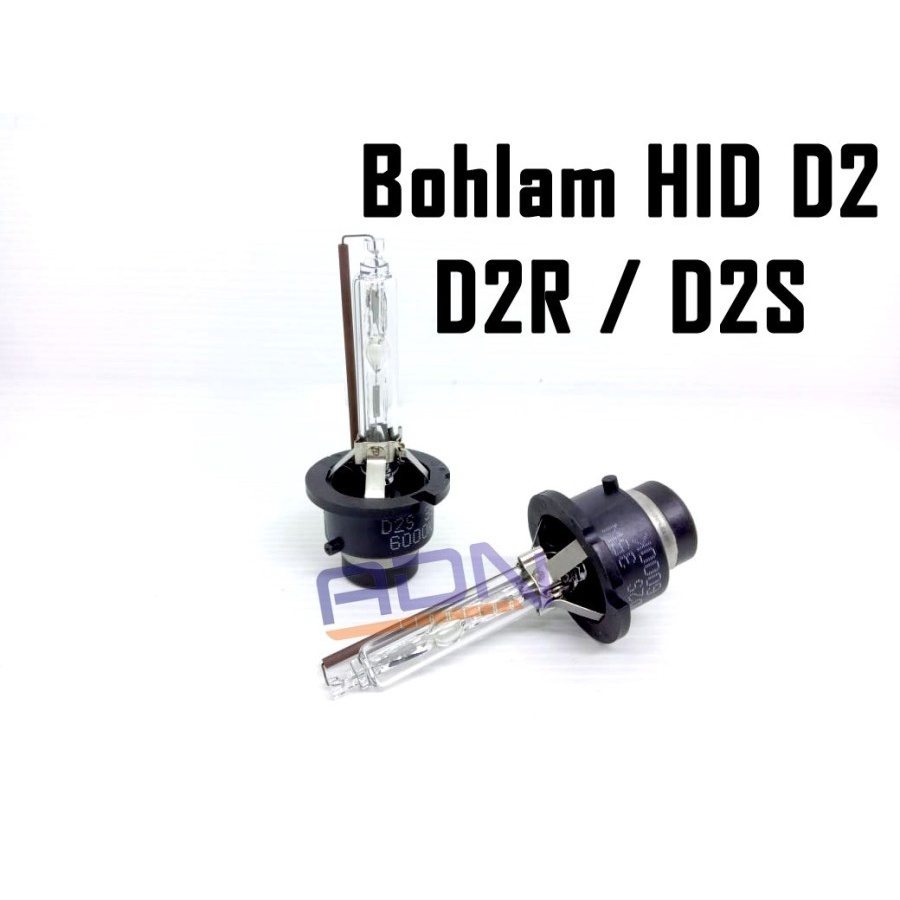 Bohlam Lampu HID Mobil D2 D2S D2R 12V 35W-55W Berkualitas ADN OFFICIAL