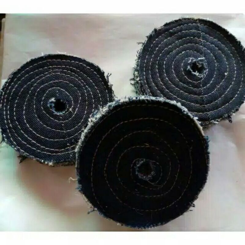 Kain Poles Jeans/jin Tebal 4"