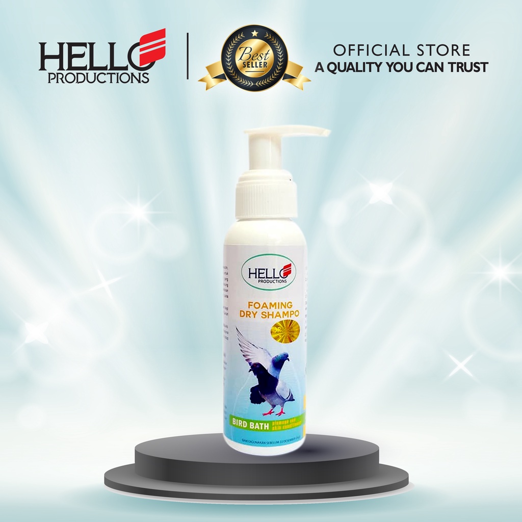 Shampo Burung Dara/sampo burung/sampo pigeon/shampo/sampo/FOAMING DRY SHAMPO/vetafarm/rjb/booster/vi