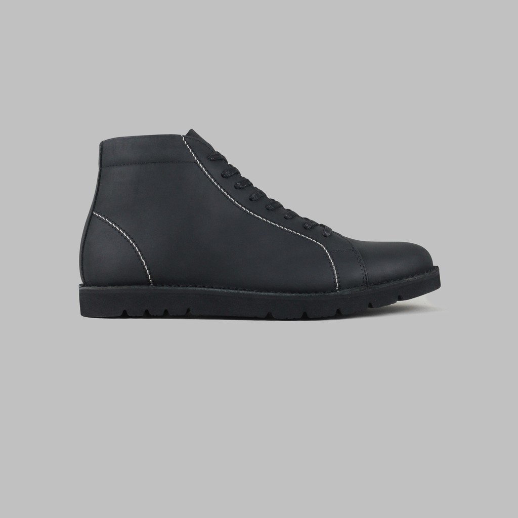 ARTAP Footwear - Sepatu Pria Boots Kulit Asli - Daro CH Black