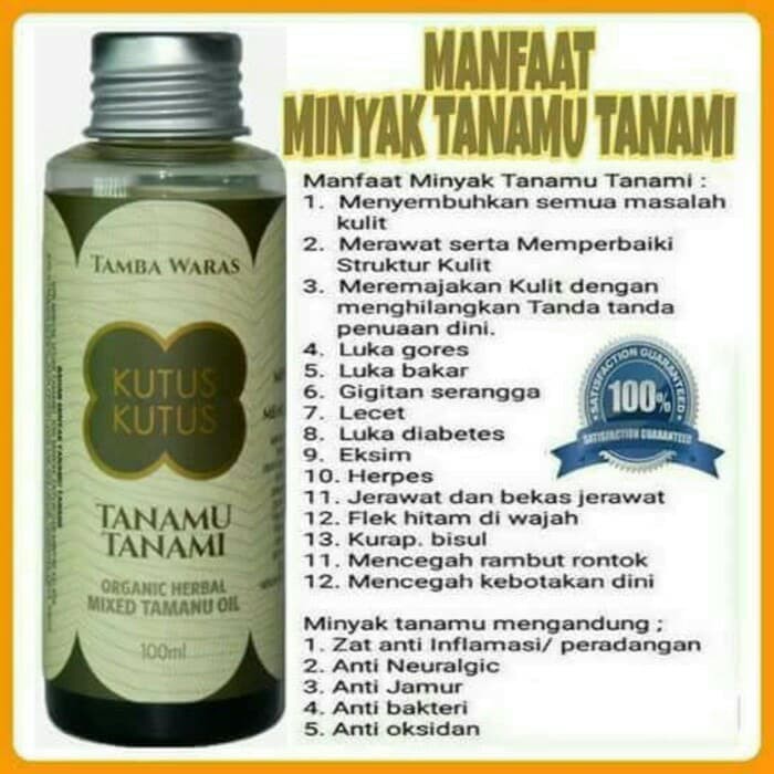 MINYAK TANAMU TANAMI ASLI TAMBA WARAS TAMANU OIL