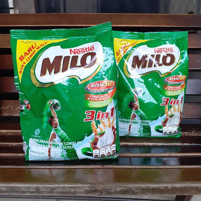 

[[BISA COD]] MILO 3IN1 ACTIVGO 1KG / MILO 3 IN 1 1KG ACTIV-GO PROMO SPECIAL Kode 1232