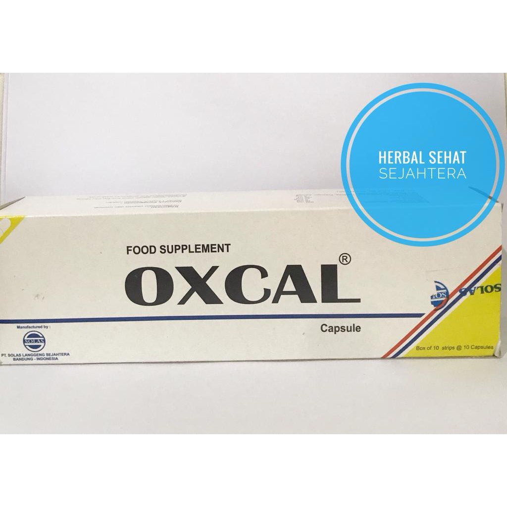 OXCAL oxcal isi 100 Kapsul / Kalsium - SOLAS