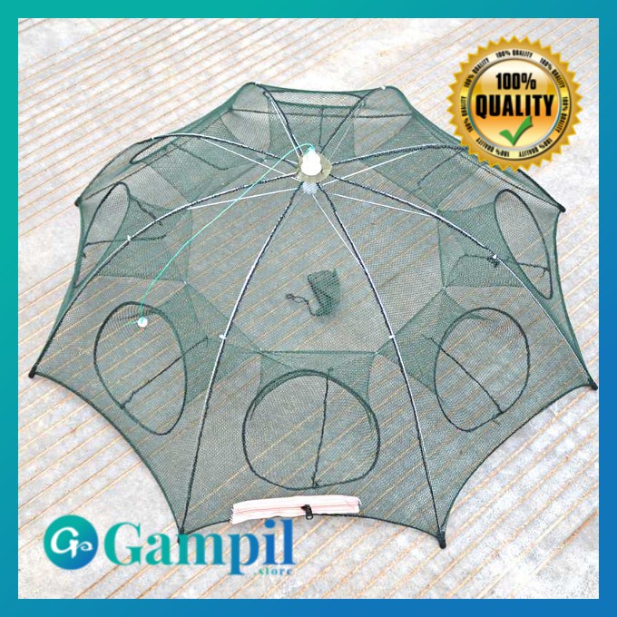 [COD] Jaring Jebakan Ikan Hexagonal 8 Hole - Pancing Jebakan Model Payung