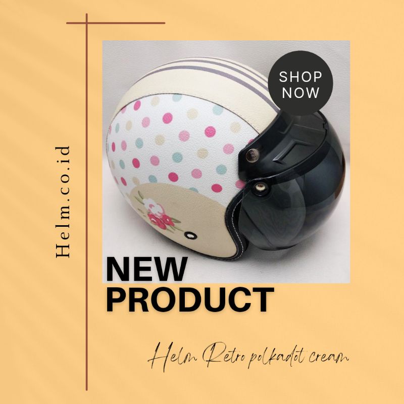 Helm polkadot cream