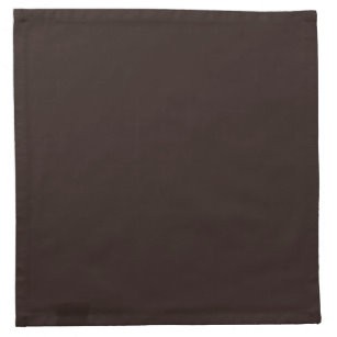 Napkin Serbet Makan Dark Brown FullCotton Damask Polos