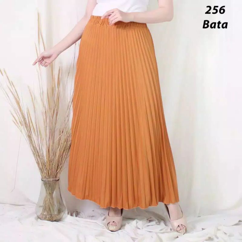 ROK PLISKET DEWASA MUAT BB 45_75 KG FASHION WANITA DEWASA