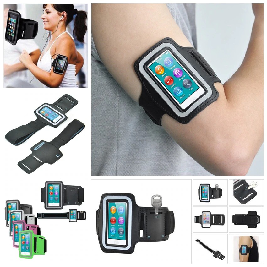 New Fashion Waterproof Menjalankan Sports Arm band Bag Holder Kasus Untuk Apple iPod Nano 7 7th 7G