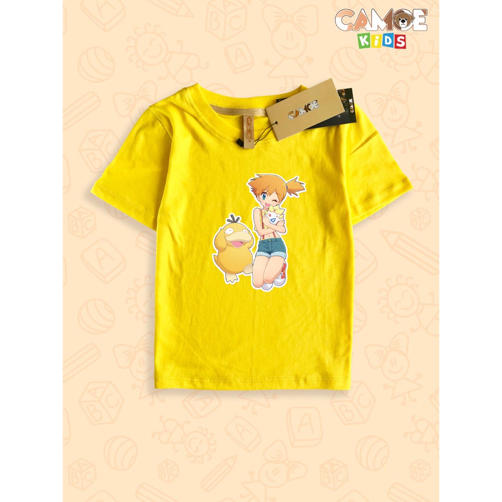 Kaos Anak KIDS Anime misty Psyduck pokemon