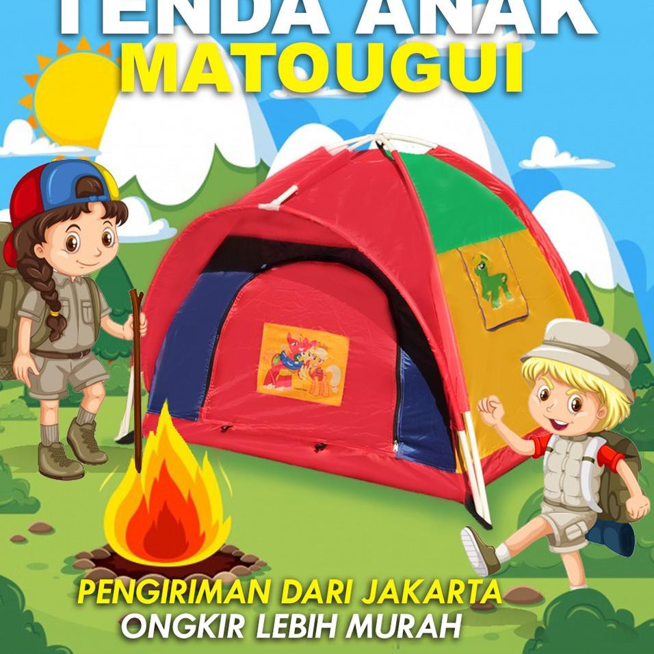 Dijual Tenda Anak AN8113 Matougui Camping Jumbo Outdoor Tent Kids Kemah Pramuka â¦â¦