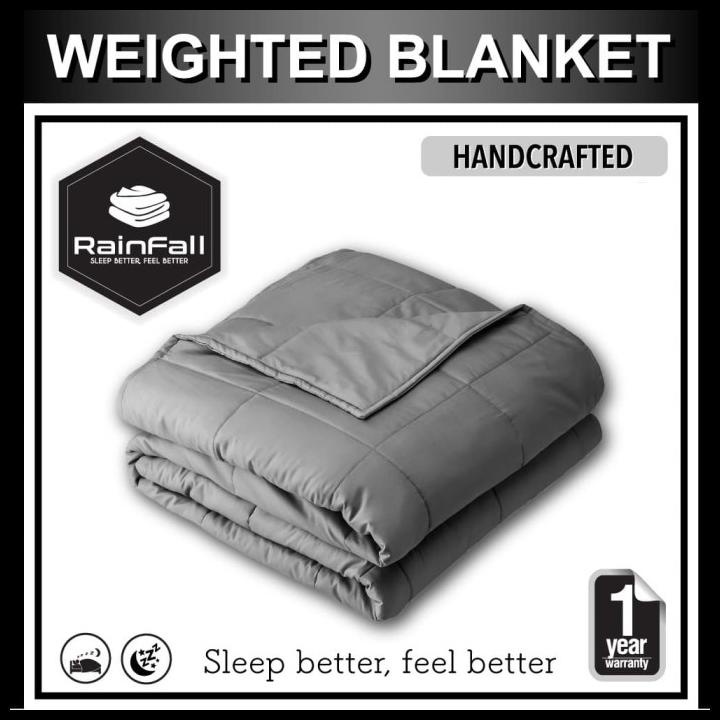 Rainfall Custom Size Heavy Weighted Blanket Selimut Berat