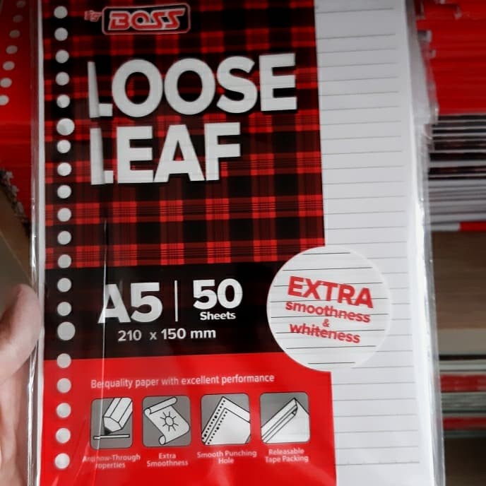 

loose leaf a5 isi 50 garis