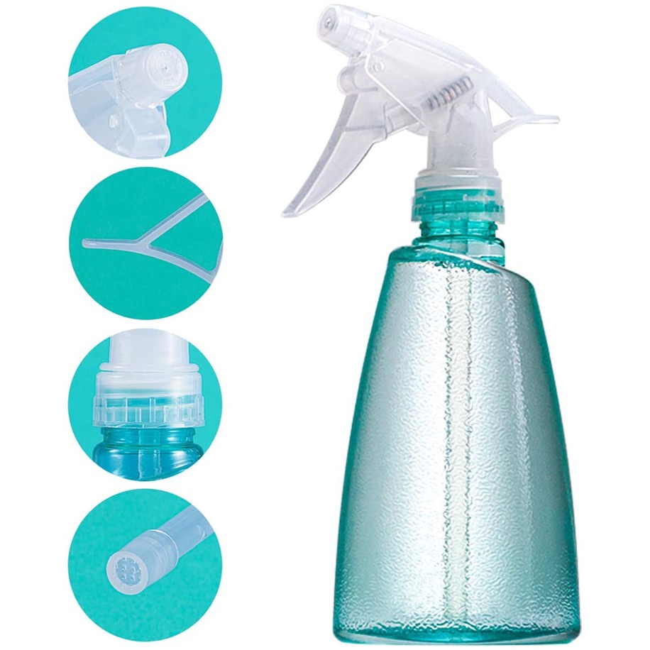 2 Modes Empty 500ml Large Hand Pressed Sprayer Bottle