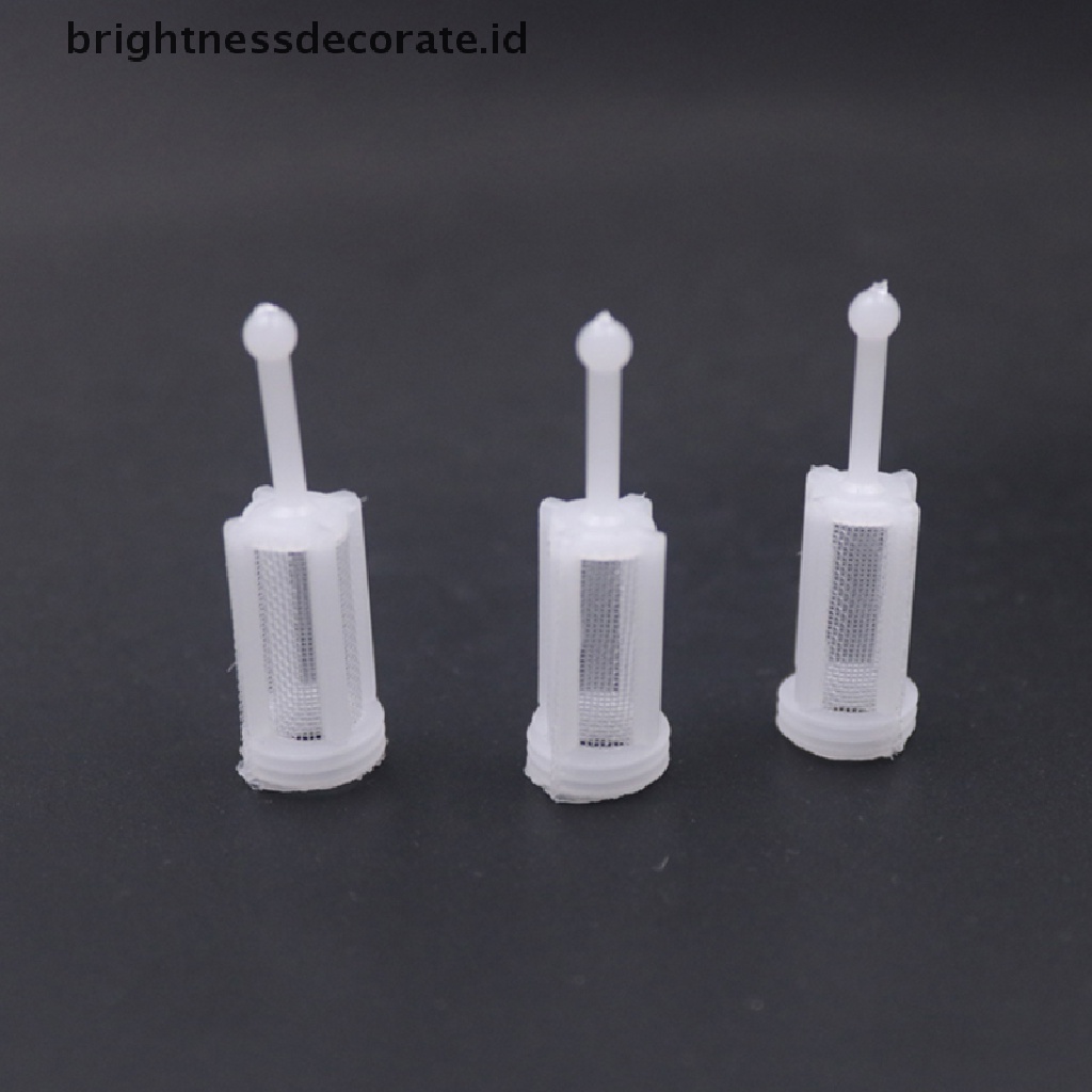 (Birth) 50pcs Filter Pistol Semprot Sekali Pakai Bahan Mesh Untuk Cat (Id)