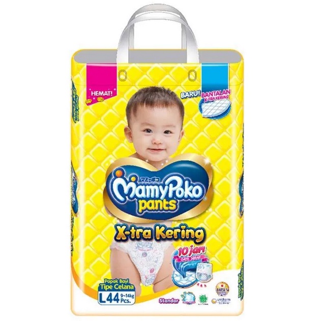 MamyPoko Pants Standar Ekstra Kering Popok TipeCelana S56 , M48  ,L42 , XL38