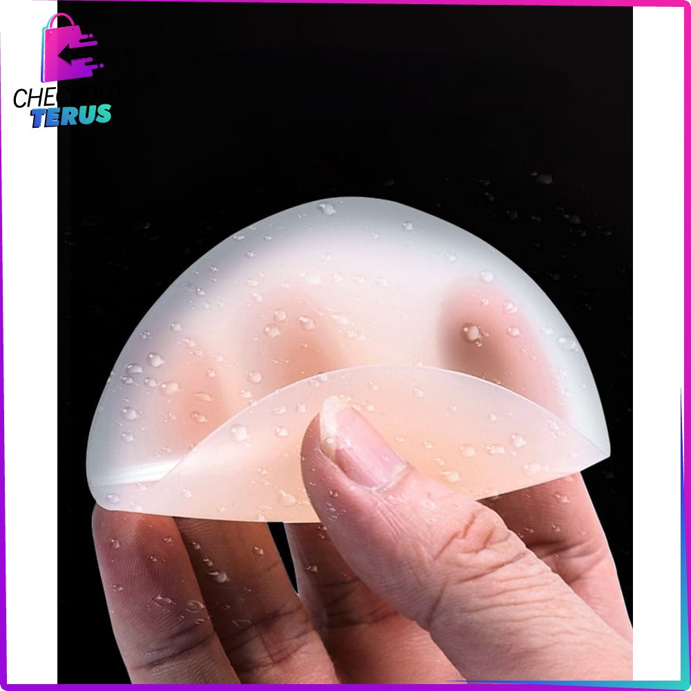 CT P374 Bra Penutup Puting Silikon Gel Nipple Silicone Pad Bra Penutup Putting Perekat Silikon Payudara Penutup Puting Payudara