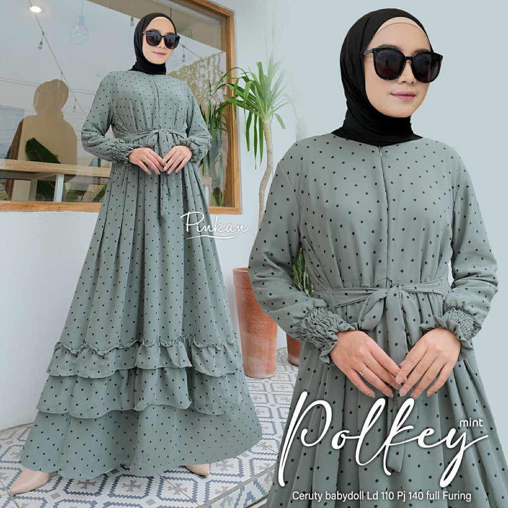 PINKAN POLKEY GAMIS PREMIUM ORIGINAL LABEL PINKAN
