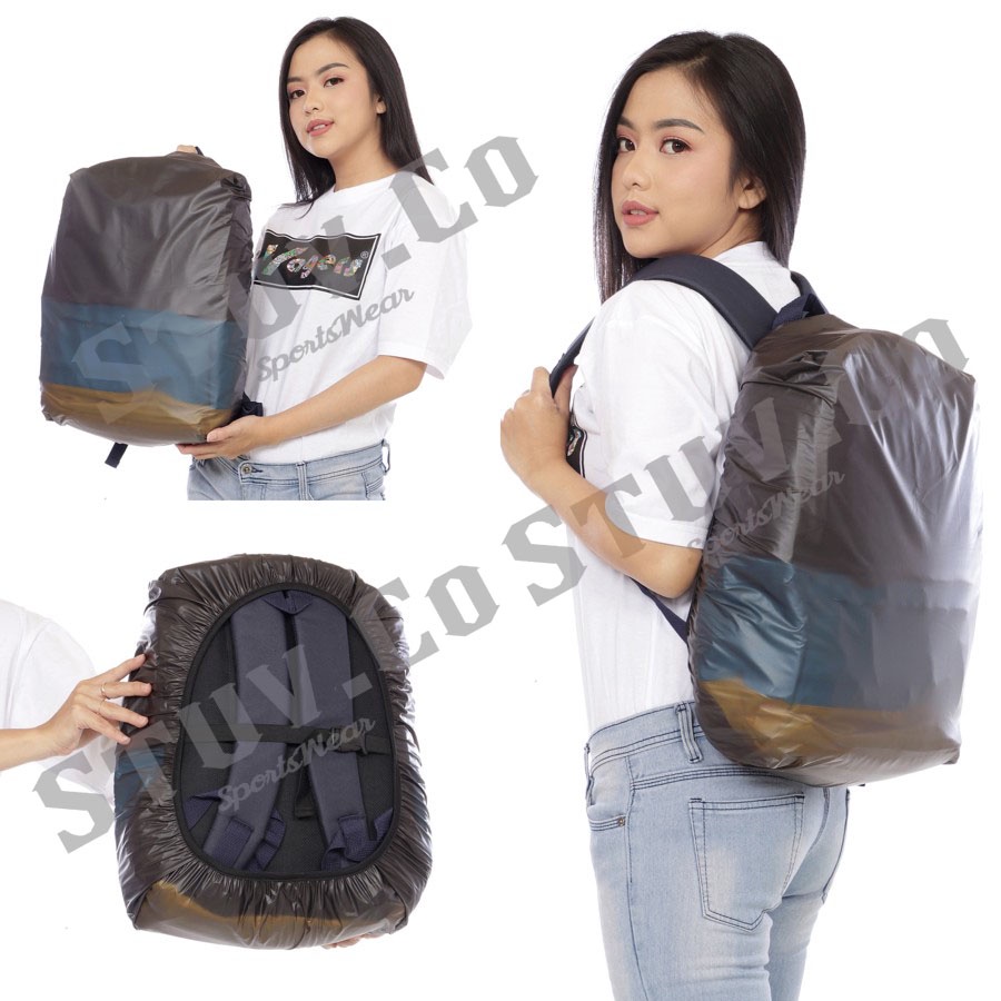 JAS HUJAN TAS PUNGGUNG RANSEL ANTI AIR RAINCOVER RAINCOAT COVERBAG