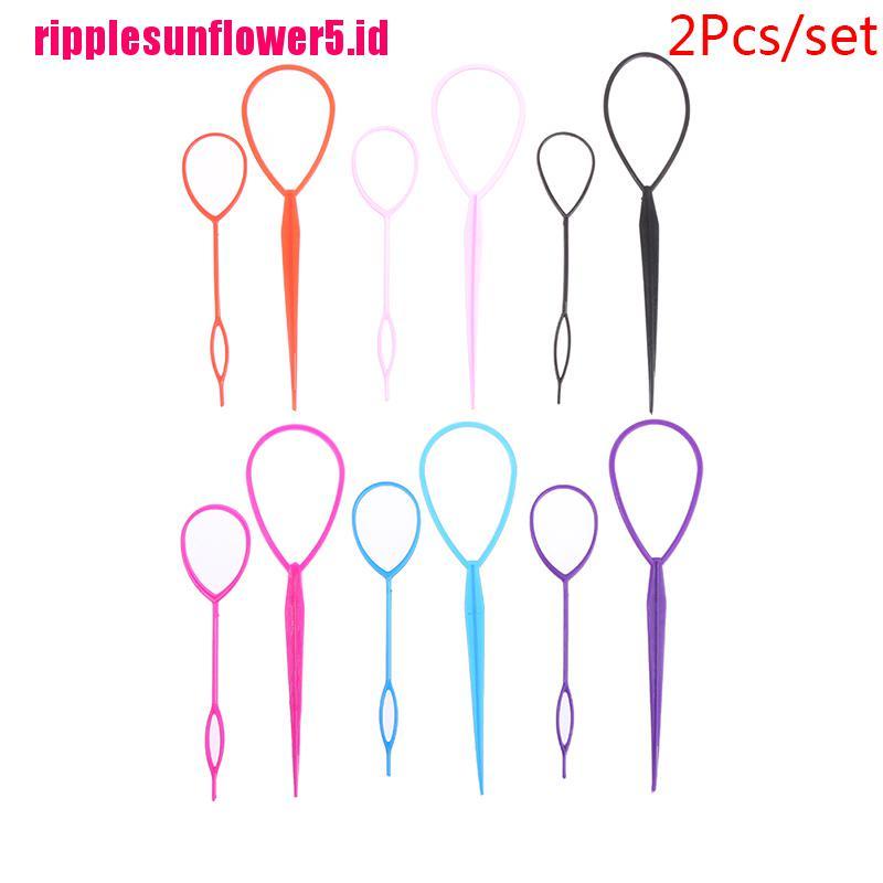 # Kaos T-Shirt Wanita Lengan Pendek Motif Print #2pcs / set Klip Rambut Wanita Untuk Membuat Bun / Kepang / Ponytail