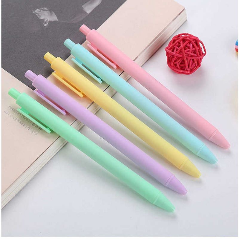 [COD] BULPEN GEL MEKANIK LUCU WARNA PASTEL PENA GEL BULPOIN BULPEN GEL CUTE PULPEN MEKANIK