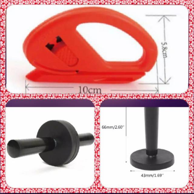 

Alat bantu pasang sticker maknet & cutter