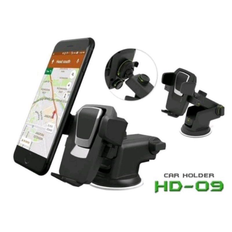 CAR HOLDER HP MOBIL HD-09 360 DEGREE ROTATION UNIVERSAL PHONE HD09