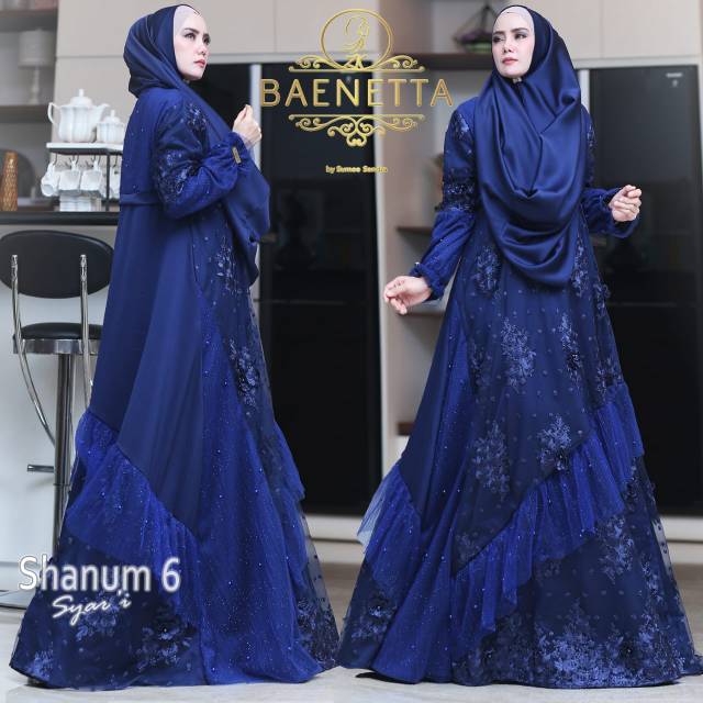 Gamis Pesta Mewah SHANUM 6 by Baenetta