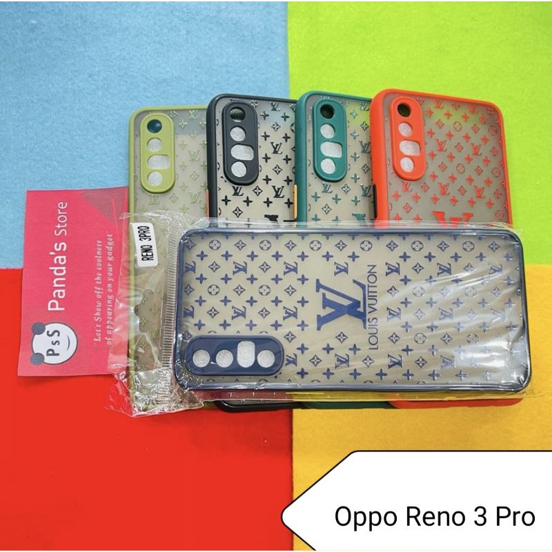 Case Oppo Reno 3 Pro My choice LV LOUIS VUITTON + Ring Kamera / Pelindung Kamera (PsS)