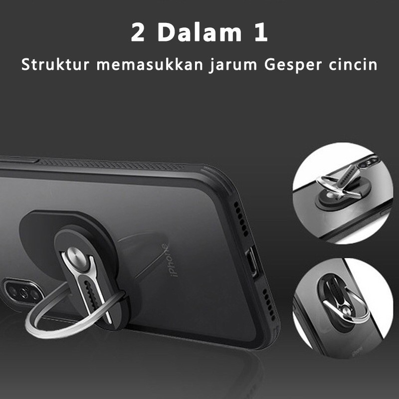 iring + HP Phone Holder Phone Docking HP Dudukan Iring / I Ring / Ring Kreatif 360 Car Holder Stand