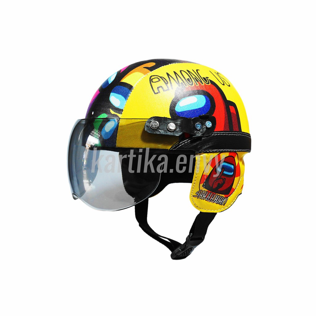 HELM SUPER Anak Balita Retro Amm0ng U5