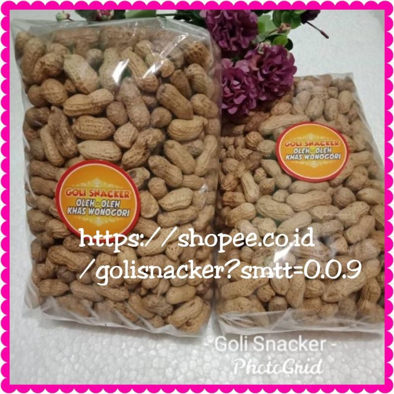 

Kacang Kulit Sangan Sangrai Tawar Renyah Enak 500 gram