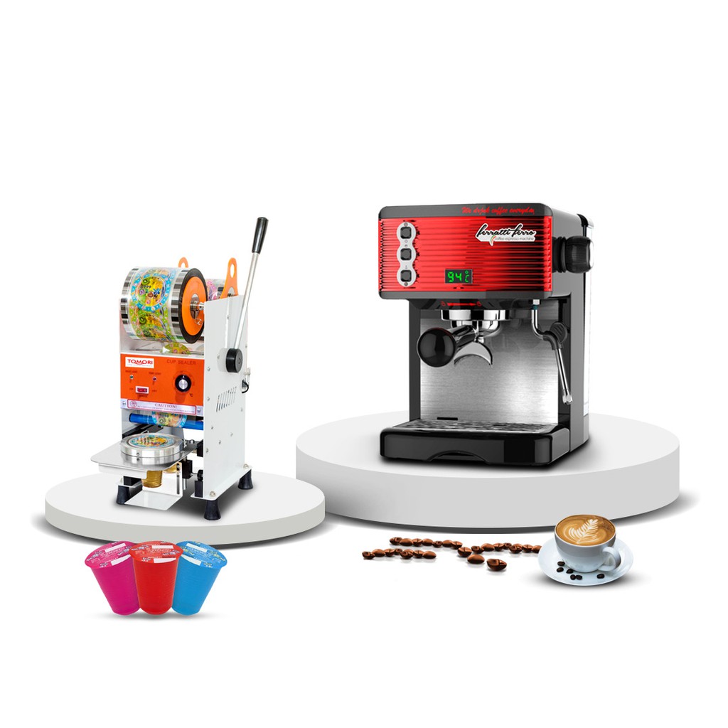 Paket Mesin Kopi Espresso Machine Cup - 9