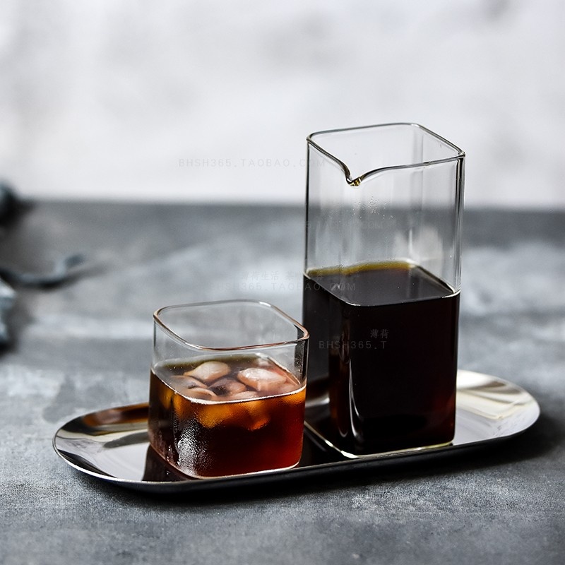 (LH) Gelas Petak L JUG KACA JUG PITCHER ESTETIK JUG IMPORT GELAS TAKAR