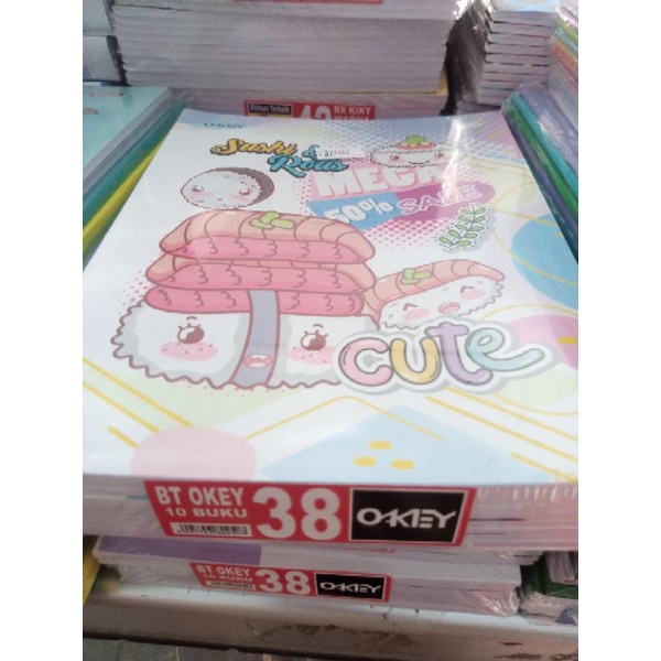 

BUKU TULIS OKEY 38 LEMBAR 1 PAK ISI 10 PCS