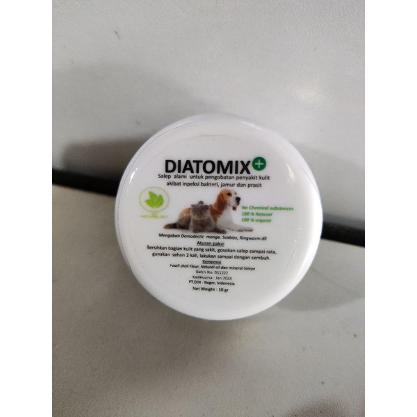 Diatomix salep jamur scabies demodetic 10gr obat jamur kucing obat jamur anjing
