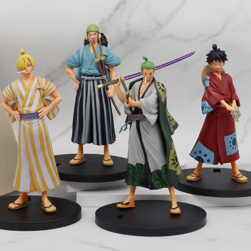 Pajangan action figure anime one piece luffy zoro sanji usop