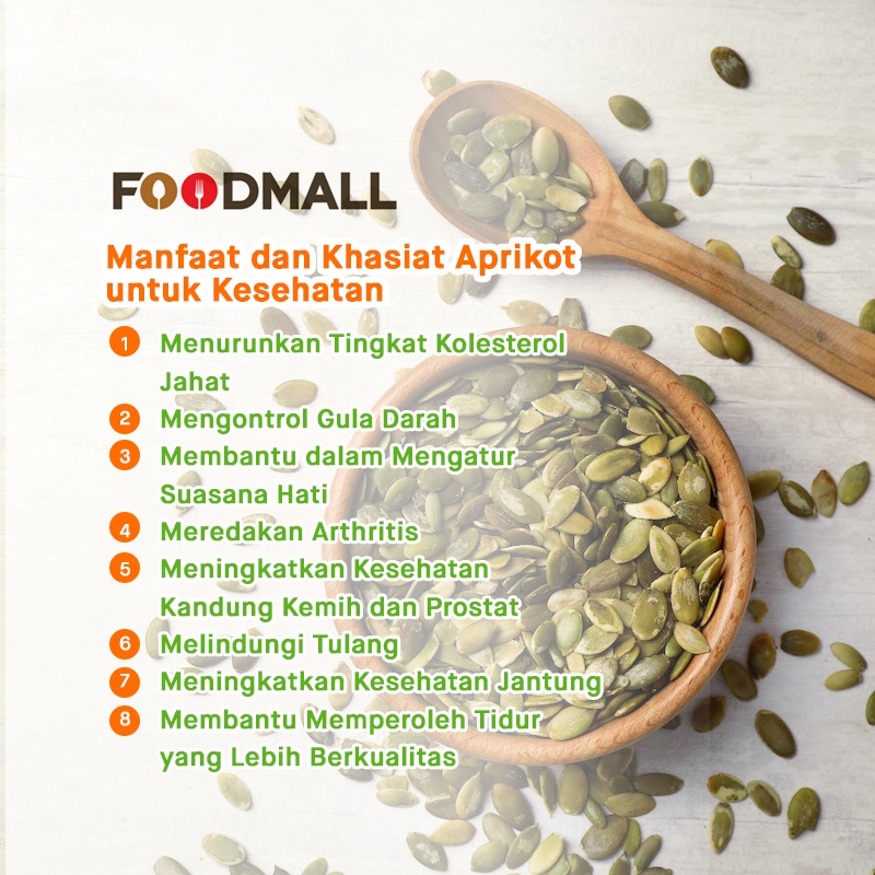 Pumpkin Seeds ROASTED 1 kg / Biji Labu Panggang Sudah Matang