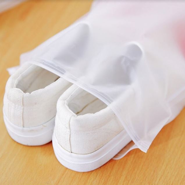 Tas Organizer / Tas Transparan / Tas Laundry Penyimpanan Portabel Anti Air Ziplock 385