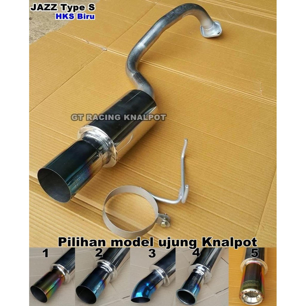 Knalpot racing Mobil Honda Jazz RS GE8 - Jazz S - Freed - Jazz gk5 STAINLES