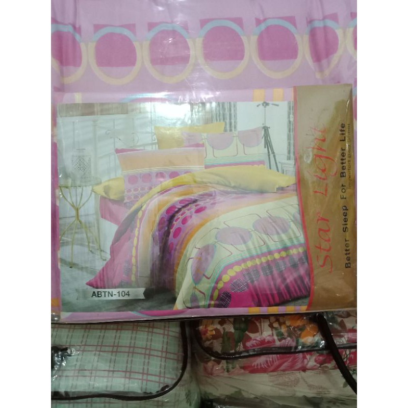 MURAH! Bedcover Star Light King FLAT 180X200 CM Kualitas Premium -Home Made-