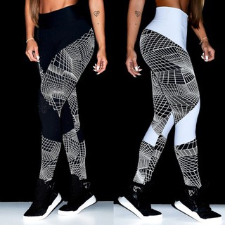  Celana  Legging Panjang  Wanita  Sexy Model High Waist Motif 
