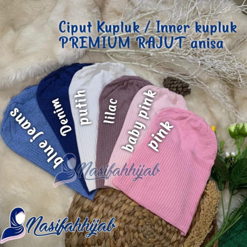 Nasifah Hijab - Ciput Kupluk / Inner KUPLUK PREMIUM Rajut Anisa