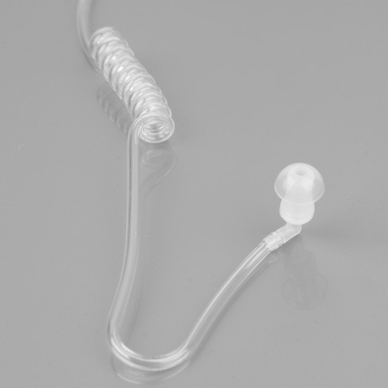 Cre Headset Earphone In-Ear Kabel Spiral Stereo Anti Radiasi Dengan Mic