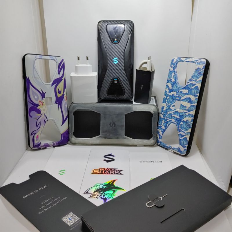 Xiaomi Black Shark 3 resmi ram 8/128gb fullset 65watt + funcooler pro br20 not poco X3 pro f2 pro F3